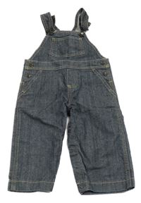 Tmavomodré na traké rifle s vreckom