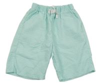 Svetlomodré vzorované ľahké kraťasy