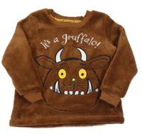 Hnedá plyšová mikina s Gruffalem George