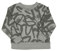 Sivá vzorovaná mikina H&M