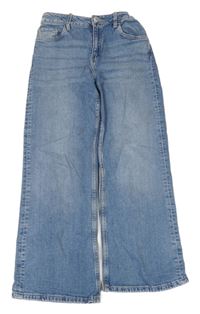 Světlemodré baggy rifle H&M