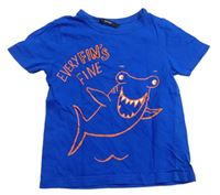 Zafírové tričko so žralokom George