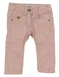 Ružové menšestrové nohavice