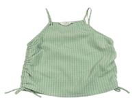 Zelený pruhovaný top H&M