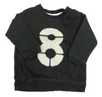 Antracitová mikina s číslom H&M
