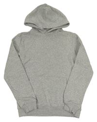 Sivá melírovaná mikina s kapucňou H&M