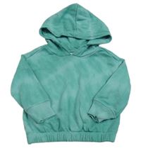 Zelená batikovaná mikina s kapucňou zn. George