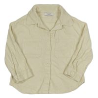 Smotanová menšestrová košeľová bunda Primark