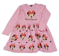 Růžové šaty s Minnie Disney