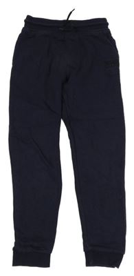 Tmavomodré tepláky s nápisem George