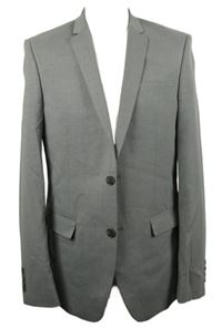 Pánske sivé sako River Island vel. 42L