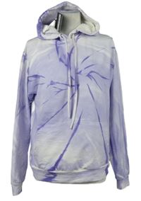 Nové - Dámská fialovo-bílá mikina s kapucí PrettyLittle Thing