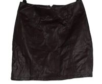 Dámska vínová koženková sukňa Dorothy Perkins