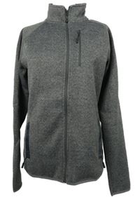 Pánská šedá melírovaná sportovní pletená thermo mikina Primark 