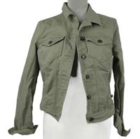 Dámska šedobéžová rifľová crop bunda S. Oliver