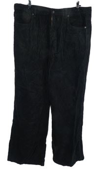 Nové - Dámske čierne menšestrové nohavice Don´t Think Twice