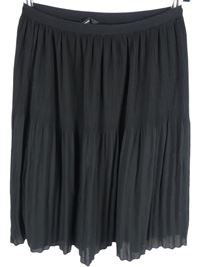 Dámská černá šifonová plisovaná sukně Vero Moda 