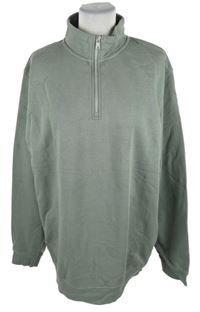 Pánská khaki mikina C&A