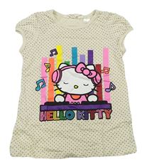 Béžové bodkovaná é tričko s Hello Kitty H&M