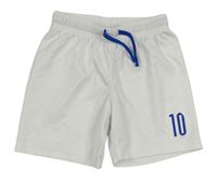 Biele športové kraťasy s číslom H&M