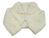 Smotanové kožušinové bolerko