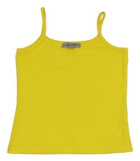 Žltý crop top