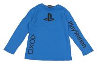 Modré triko s logem Playstation