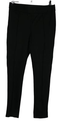 Dámske čierne legíny s pukmi Janina