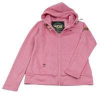 Růžová mikina s kapucí Rehall outerwear
