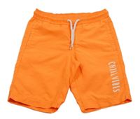 Neónově oranžové plážové kraťasy C&A