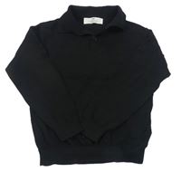 Čierny sveter s golierikom H&M