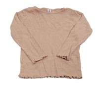 Světletůžové rebrované tričko Topolino