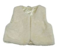 Smotanová chlpatá podšitá vesta Pep&Co