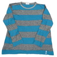 Modro-pruhované triko Yigga