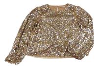 Barevná flitrovaná tylová halenka Name it