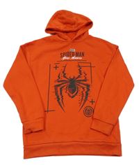 Červená mikina s pavoukem a kapucňou M&S