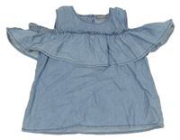 Modrá riflová halenka Destination