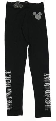 Nové - Černé legíny s Mickeym Primark