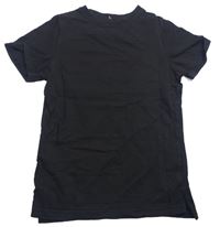 Čierne vzorované tričko TU