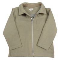 Béžová prepínaci mikina s golierikom River Island