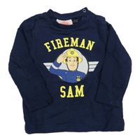 Tmavomodrá mikina so Samem