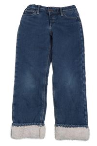 Modré zateplené rifle H&M