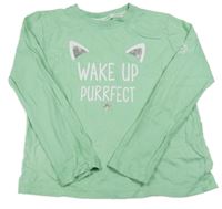 Mátové tričko s nápisom Threadgirls