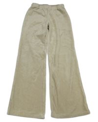 Béžové plyšové kalhoty H&M