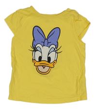 Žlté tričko s Daisy LC Waikiki