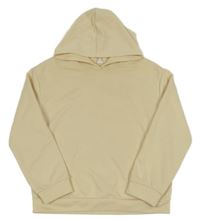 Béžová mikina s nápisom a kapucňou Shein