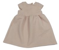 Svetloružové vzorované teplákové šaty H&M