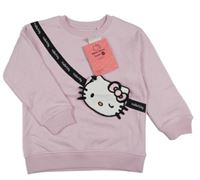 Nové - Světlerůžová mikina s Kitty Sanrio