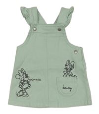 Světlemodré riflové laclové šaty Minnie a Daisy Disney 