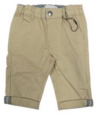 Béžové plátěné chino kalhoty Primark